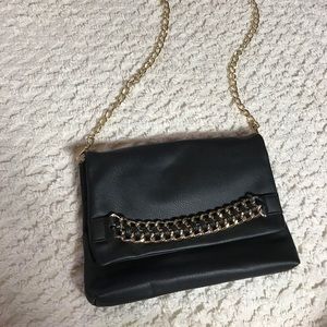 Black and Gold Charming Charlie's Crossbody purse
